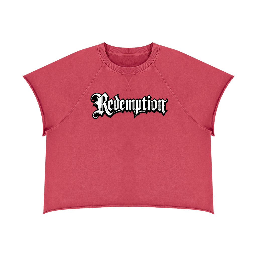 Redeemed - Unisex Vintage Wash Raw Edge Boxy T-Shirt
