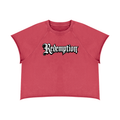 Redeemed - Unisex Vintage Wash Raw Edge Boxy T-Shirt