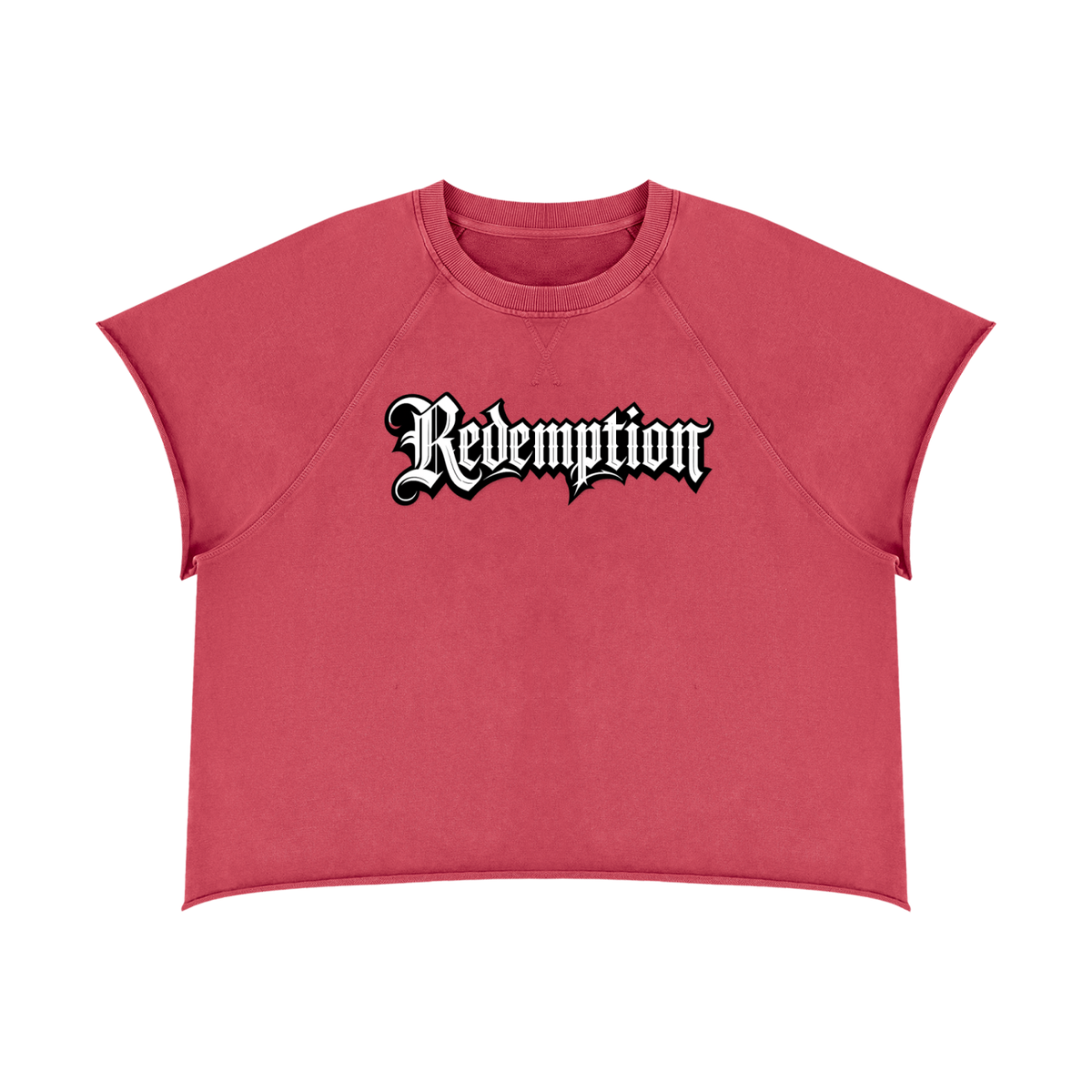 Redeemed - Unisex Vintage Wash Raw Edge Boxy T-Shirt