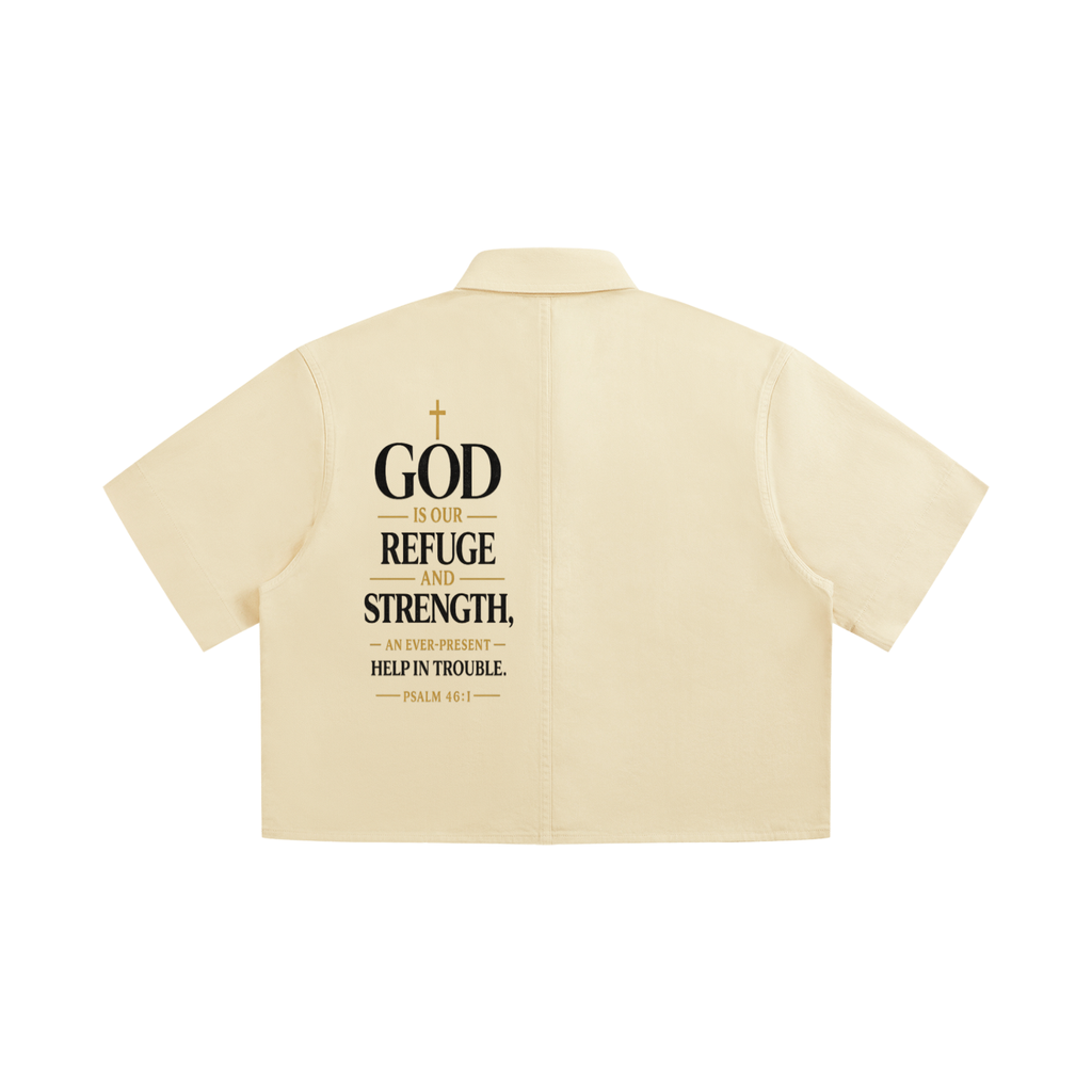 I NEED GOD — Women’s Crop Short Sleeve Shirt