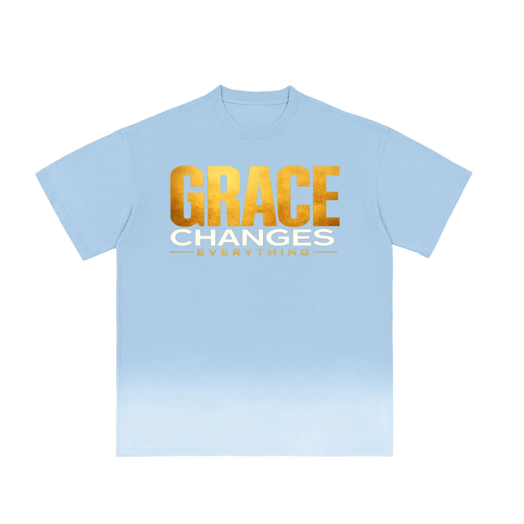 Grace Changes Every Story - Sunfade Vintage Washed T-Shirt