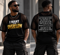 I WANT THE OVERFLOW — See-Through Boxy Net T-Shirt