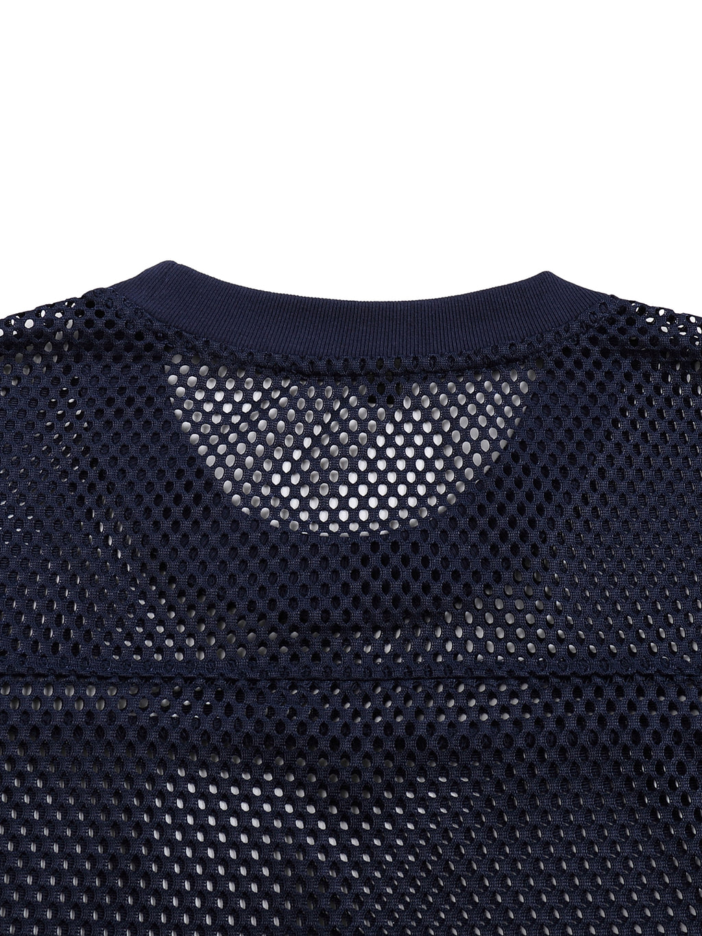 I WANT THE OVERFLOW — See-Through Boxy Net T-Shirt