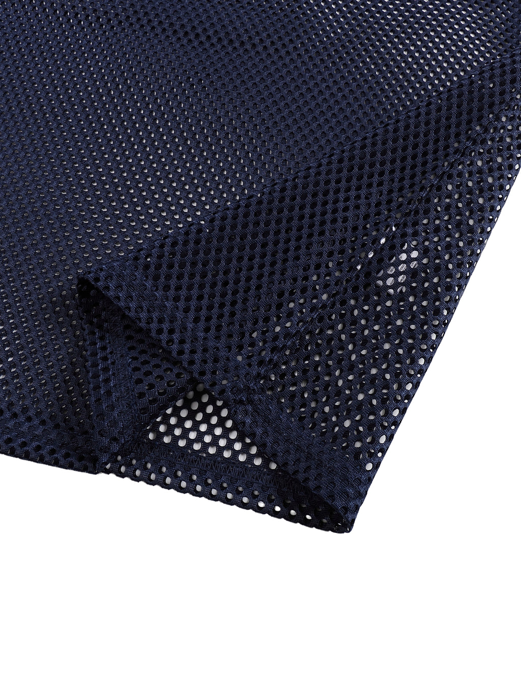 I WANT THE OVERFLOW — See-Through Boxy Net T-Shirt