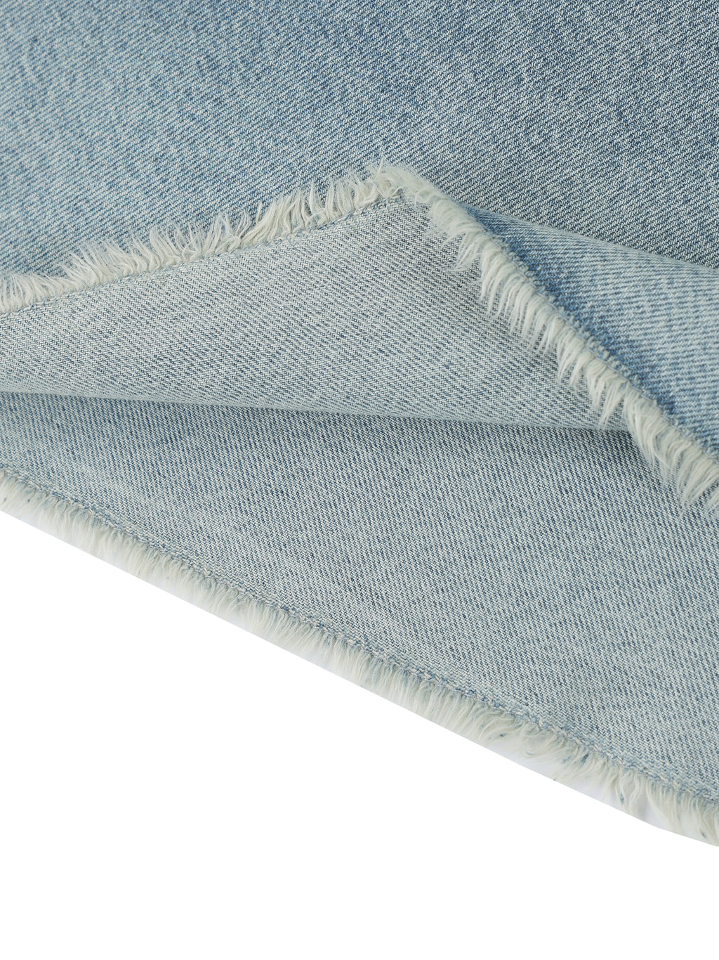 REDEEMED — Unisex Vintage Wash Boxy Raw Hem Denim T-Shirt