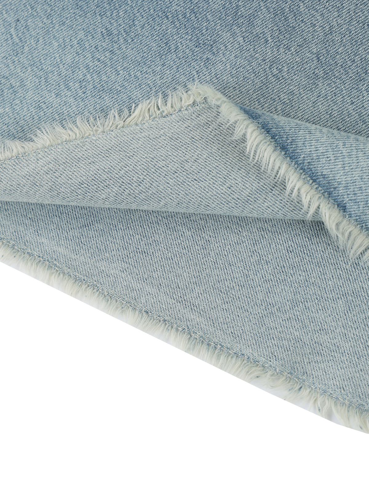 REDEEMED — Unisex Vintage Wash Boxy Raw Hem Denim T-Shirt