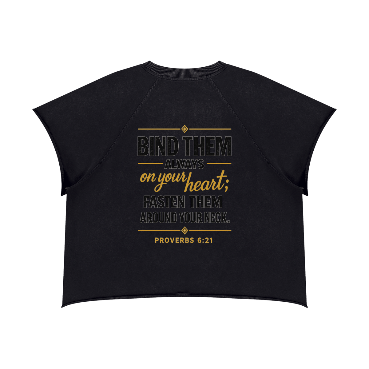 WEAR THE MESSAGE — Unisex Vintage Wash Boxy Raw Hem T-Shirt