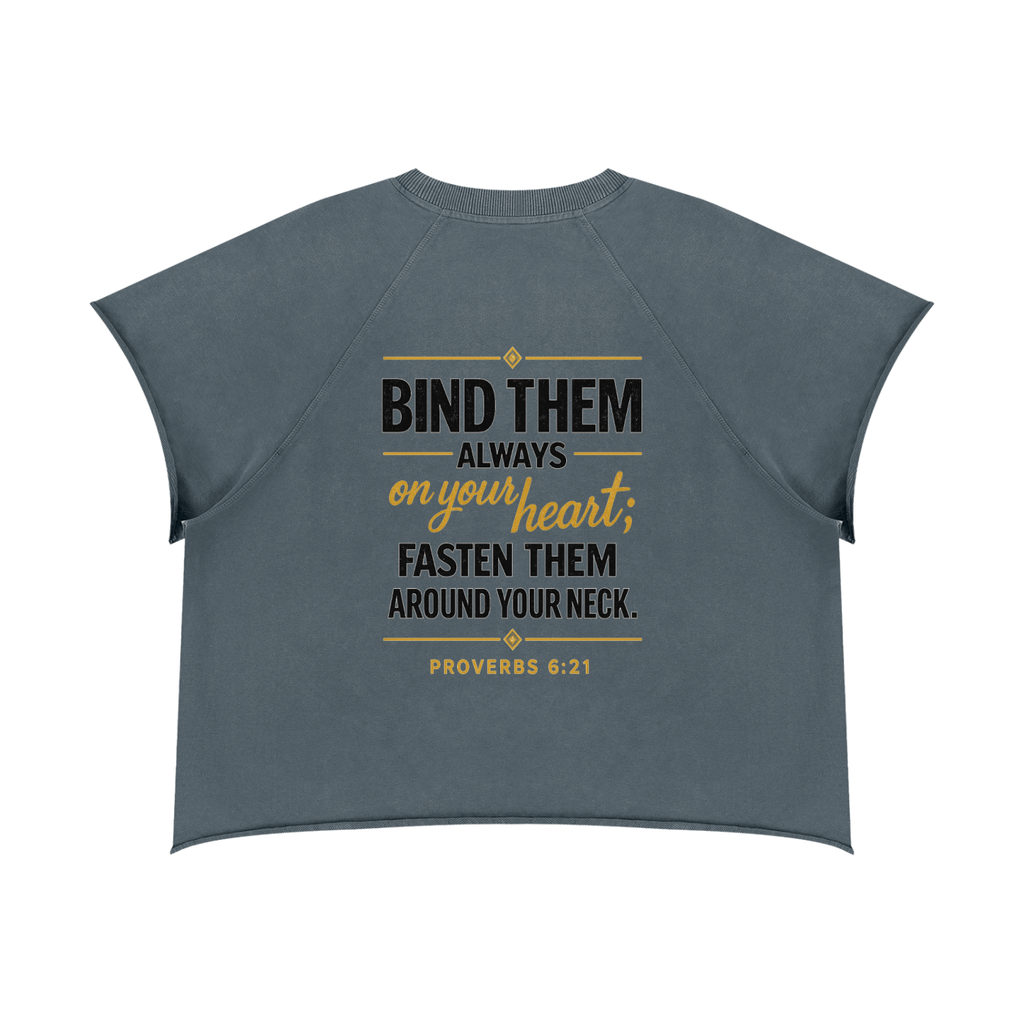 WEAR THE MESSAGE — Unisex Vintage Wash Boxy Raw Hem T-Shirt