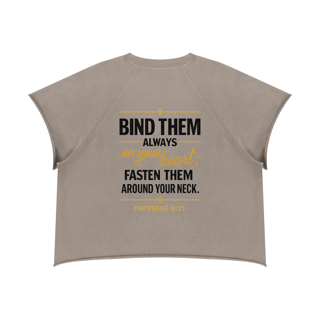 WEAR THE MESSAGE — Unisex Vintage Wash Boxy Raw Hem T-Shirt