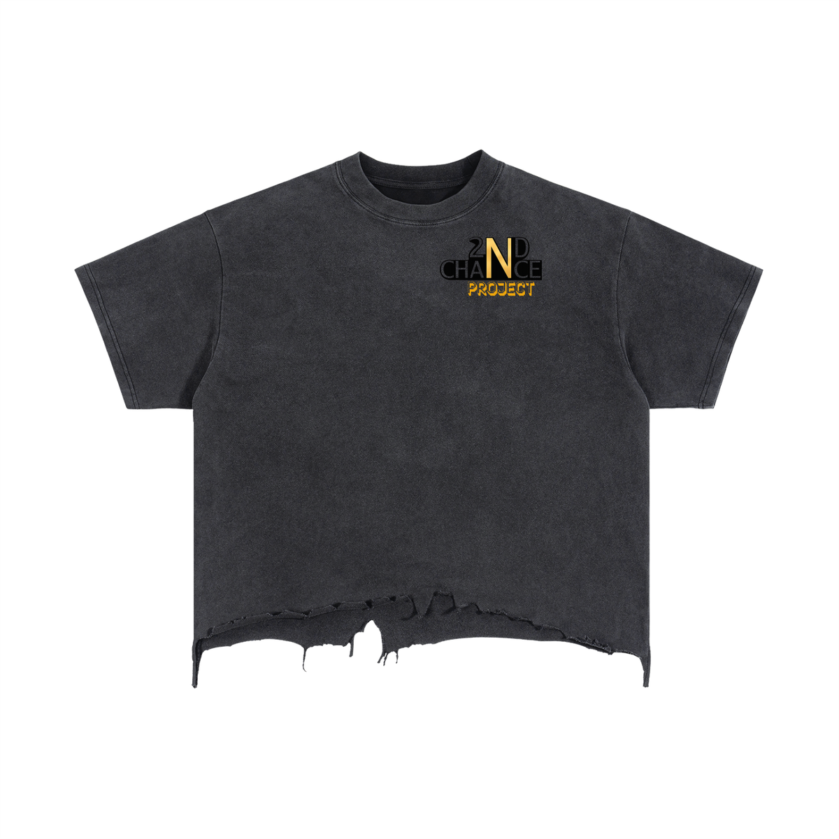 Worship is a Lifestyle - Vintage Wash Boxy Distressed Hem T-Shirt