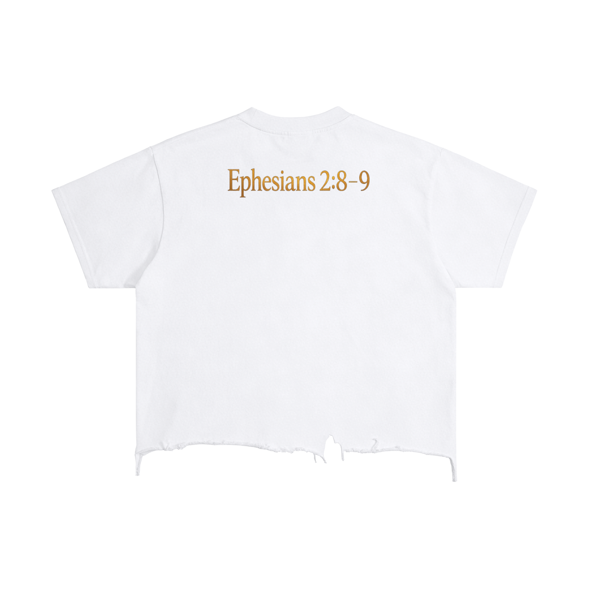 REDEEMED — Vintage Wash Boxy Distressed Hem Tee