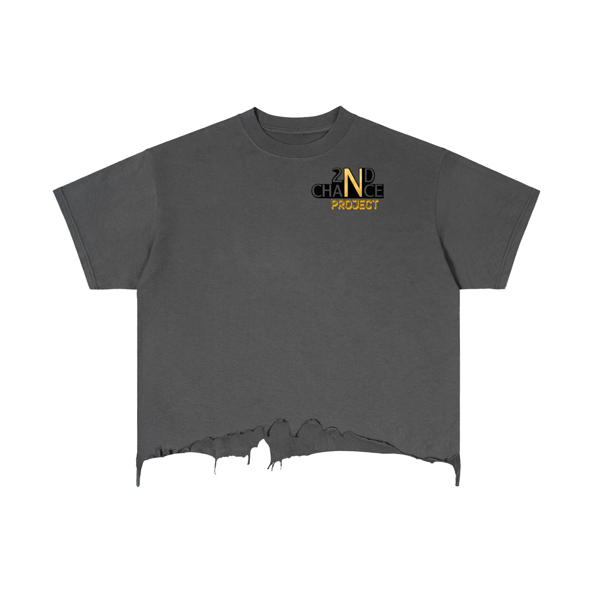 Worship is a Lifestyle - Vintage Wash Boxy Distressed Hem T-Shirt